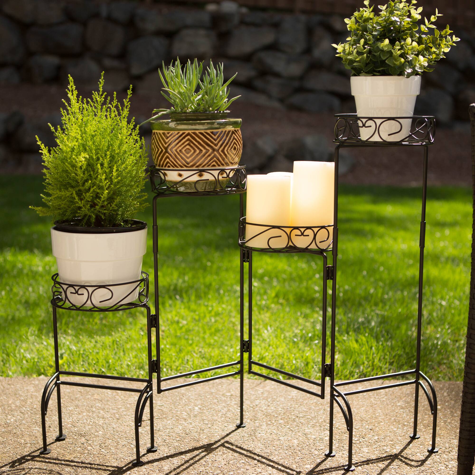 25'' Four-Tier Plant Stand Screen